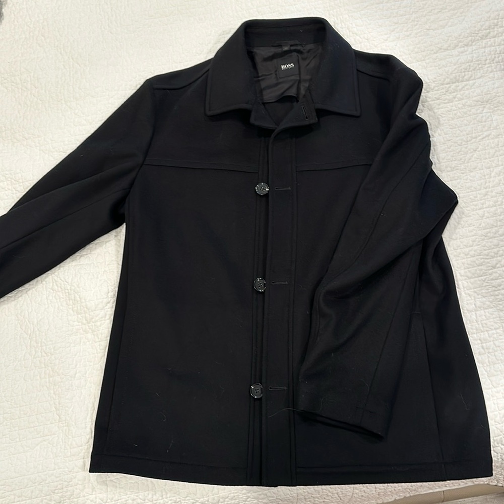 Hugo Boss Men’s Cashmere/Wool coat